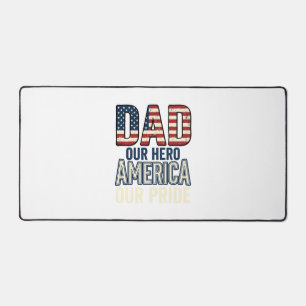 Patriottische Papa Onze Held Vintage Vader T-shirt Bureaumat