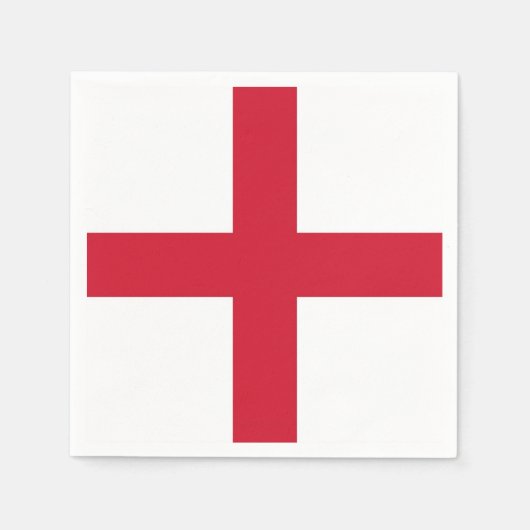 Patriottische papieren servetten met Engelse vlag (Voorkant)