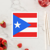Patriottische papieren servetten met Puerto Rico v (Insitu)