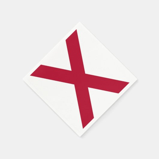 Patriottische papieren servetten met vlag van Alab (Hoek)