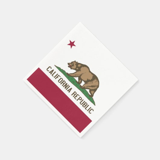 Patriottische papieren servetten met vlag van Cali (Hoek)