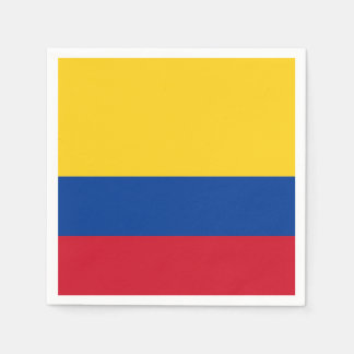 Patriottische papieren servetten met vlag van Colo