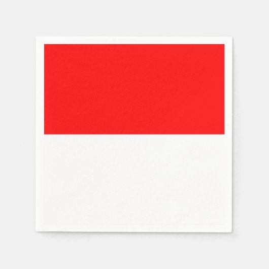 Patriottische papieren servetten met vlag van Indo (Voorkant)