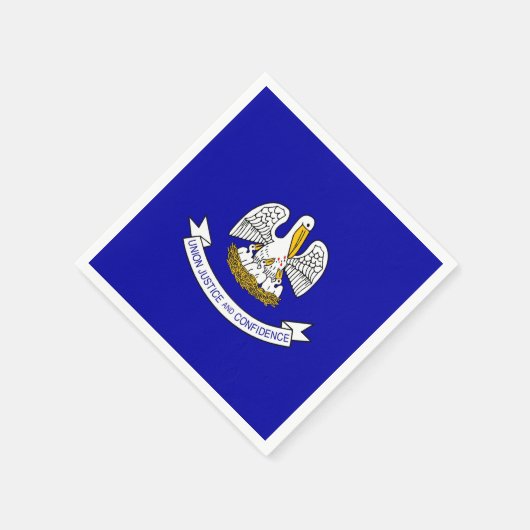 Patriottische papieren servetten met vlag van Loui (Hoek)