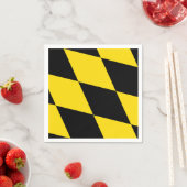 Patriottische papieren servetten met vlag van Münc (Insitu)