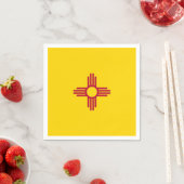Patriottische papieren servetten met vlag van New  (Insitu)