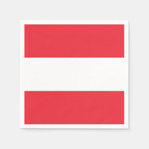 Patriottische papieren servetten met vlag van Oost