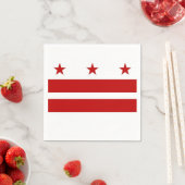 Patriottische papieren servetten met Washington DC (Insitu)