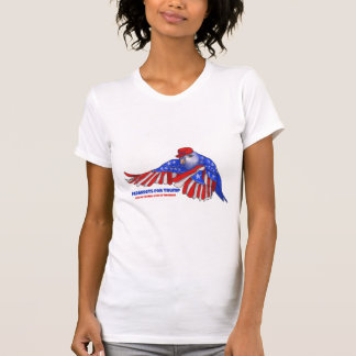 Patriottische Parkiet met MAGA Pet T-shirt