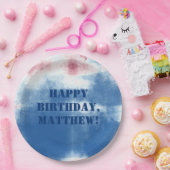 Patriottische partij op 4 juli gepersonaliseerde p papieren bordje (Feest)