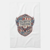 Patriottische Patchwork Kunstenaar Theedoek (Verticaal)