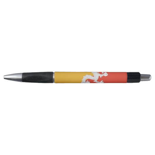 Patriottische pen met vlag van Bhutan (Voorkant)