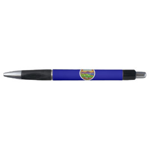 Patriottische Pen met vlag van de staat Kansas, VS