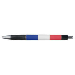 Patriottische Pen met vlag van Frankrijk