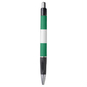 Patriottische pen met vlag van Nigeria