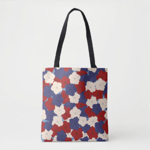 Patriottische Petunia-Tas Draagtas