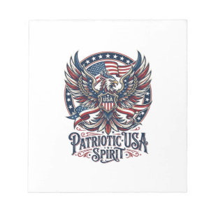 Patriottische Phoenix Hybride Patriottisch Dier Hy Notitieblok