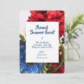 Patriottische Picknick Uitnodiging (Staand voorkant)