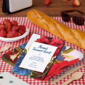 Patriottische Picknick Uitnodiging