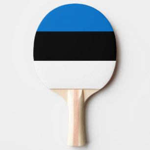 Patriottische, pingpong peddel met de vlag van Est Tafeltennisbatje