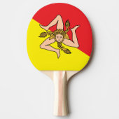 Patriottische, pingpong peddel met de vlag van Sic Tafeltennisbatje (Voorkant)