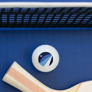 Patriottische pingpongbal met vlag van Columbia Pingpongballen