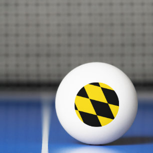 Patriottische pingpongbal met vlag van München Pingpongballen