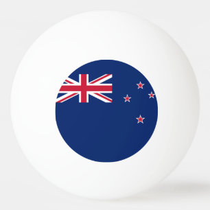 Patriottische pingpongbal met vlag van Nieuw-Zeela Pingpongballen