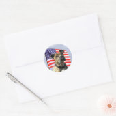 Patriottische pitbull stickers (Envelop)