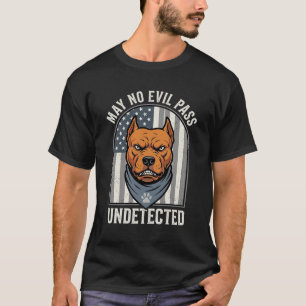 Patriottische Pitbull Waakhond T-shirt