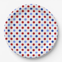 Patriottische Polka Dots