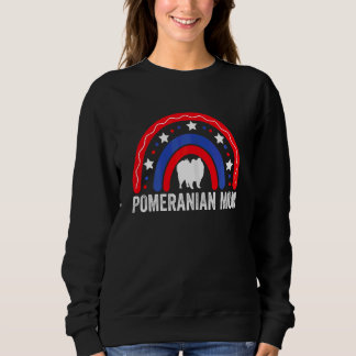 Patriottische Pommerse Moeder Regenboog Pommerse V Trui