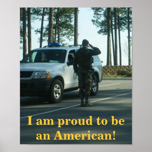 Patriottische Pride1 Poster (Voorkant)