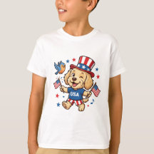 Patriottische Puppy USA Onafhankelijkheidsdag