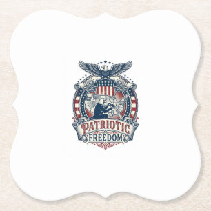 Patriottische Puzzel Liefhebber Vector Grafische T Kartonnen Onderzetters