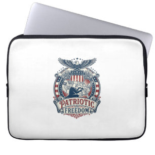 Patriottische Puzzel Liefhebber Vector Grafische T Laptop Sleeve