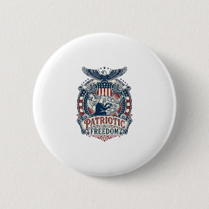Patriottische Puzzel Liefhebber Vector Grafische T Ronde Button 5,7 Cm