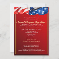 Patriottische Reagan Day Gala Republikeinse inzame