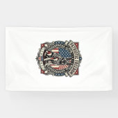 Patriottische Reddingshond Spandoek (Horizontaal)