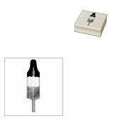 Patriottische Rocket Pop Ice Lolly Popsiche 4 juli Rubberstempel (Gestempeld)