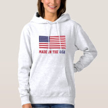 Patriottische rode, blauwe sterren en strepen vlag