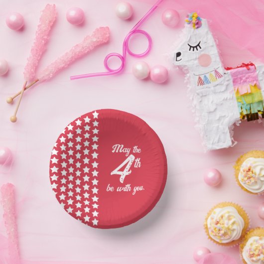 Patriottische rode en witte papieren kom (Feest)