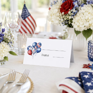 Patriottische rode witte ballonnen feest in USA-st