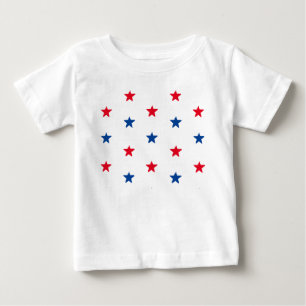 Patriottische rode witte blauwe sterren patroon 4