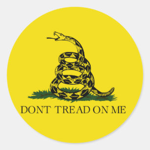 Patriottische rokers ronde sticker