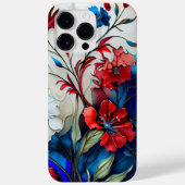 PATRIOTTISCHE ROOD WIT BLAUW POPPY BLOEMEN Case-Mate iPhone CASE (Achterkant)