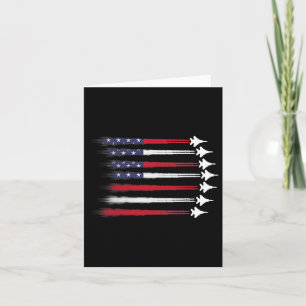 Patriottische Rood Wit Blauwe Usa Vlag Gevechtsvli Kaart