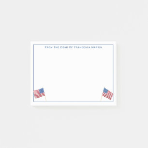Patriottische Rood Wit En Blauw USA Vlag Gepersona Post-it® Notes