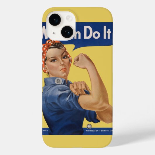 Patriottische Rosie de Riveter, we kunnen het doe Case-Mate iPhone Case (Achterkant)
