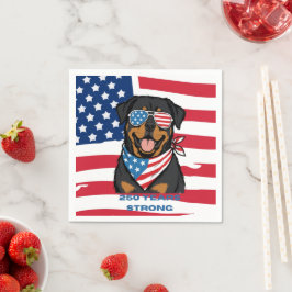 Patriottische Rottweiler Servet